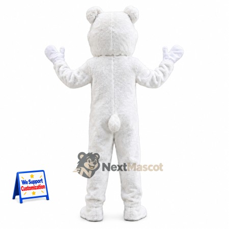 Bulldog Mascot Costume - White for Community Parades Bulldog Mascot Costume - White for Community Parades