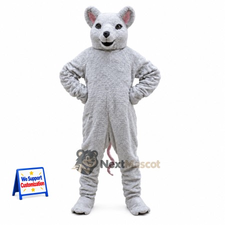 Mouse Mascot Costume - Gray for Community Events Mouse Mascot Costume - Gray for Community Events
