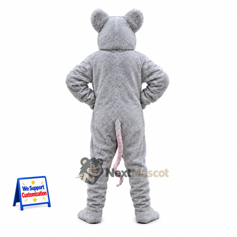 Mouse Mascot Costume - Gray for Community Events Mouse Mascot Costume - Gray for Community Events