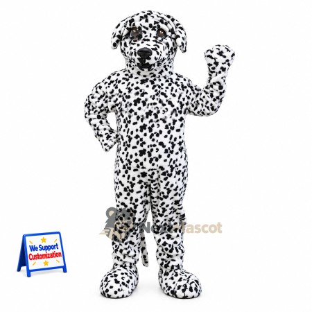 Dalmatian Mascot Costume for Community Events Dalmatian Mascot Costume for Community Events