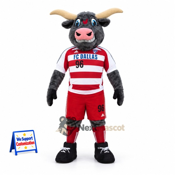 Bull Mascot Costume - Red Uniform