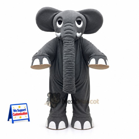 Elephant Mascot Costume - Gray for Spring Events Elephant Mascot Costume - Gray for Spring Events