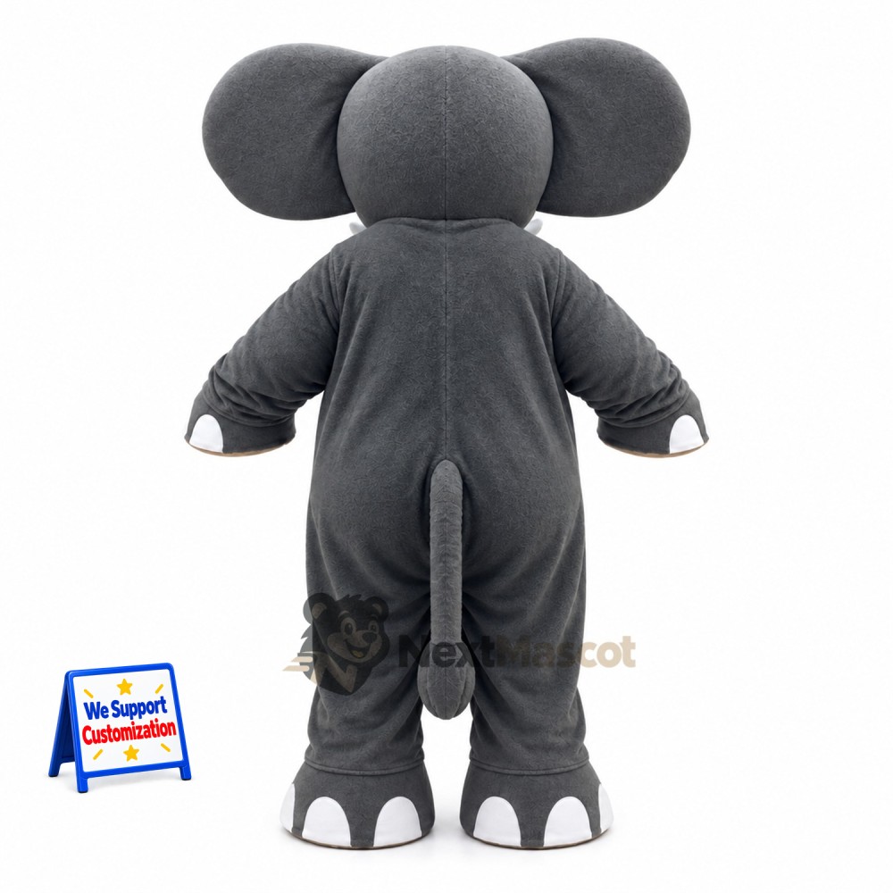 Elephant Mascot Costume - Gray for Spring Events Elephant Mascot Costume - Gray for Spring Events