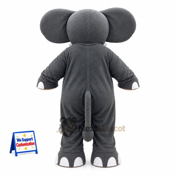 Elephant Mascot Costume - Gray for Spring Events Elephant Mascot Costume - Gray for Spring Events