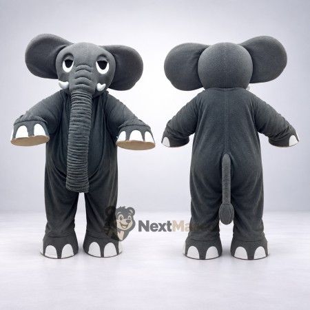 Elephant Mascot Costume - Gray for Spring Events Elephant Mascot Costume - Gray for Spring Events