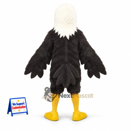 Bald Eagle Mascot Costume for Fundraising Shows Bald Eagle Mascot Costume for Fundraising Shows