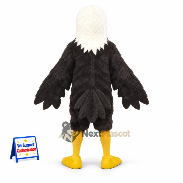 Bald Eagle Mascot Costume for Fundraising Shows Bald Eagle Mascot Costume for Fundraising Shows