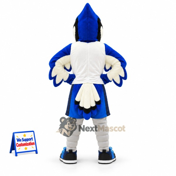 Blue Jay Mascot Costume for Grand Openings Blue Jay Mascot Costume for Grand Openings