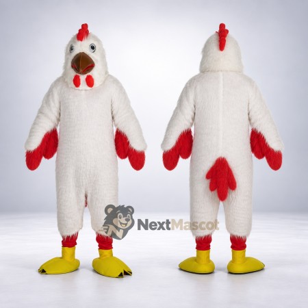 Rooster Mascot Costume - White for Youth Events Rooster Mascot Costume - White for Youth Events