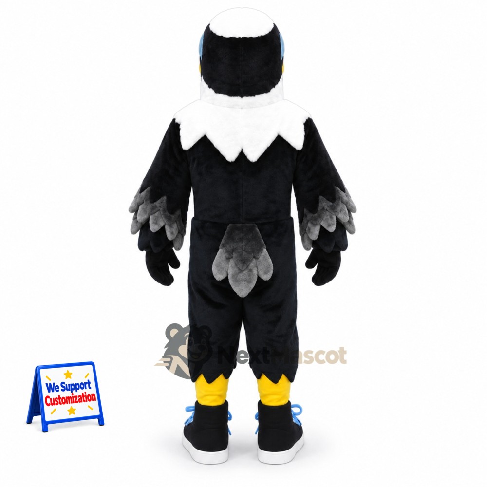 Eagle Mascot Costume - Black for Community Events Eagle Mascot Costume - Black for Community Events
