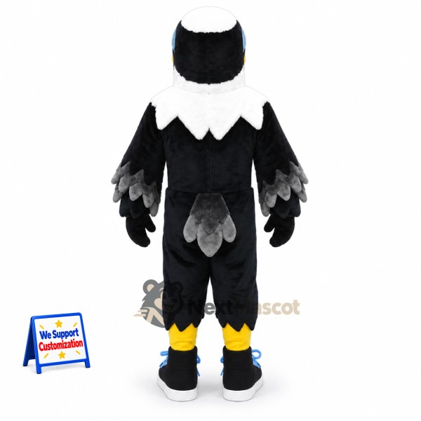 Eagle Mascot Costume - Black for Community Events