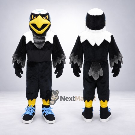 Eagle Mascot Costume - Black for Community Events Eagle Mascot Costume - Black for Community Events