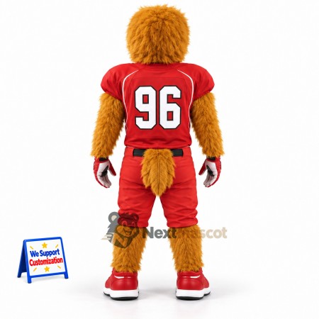 Falcon Mascot Costume - Brown, Red Uniform Falcon Mascot Costume - Brown, Red Uniform