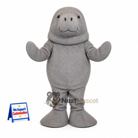 Seal Mascot Costume - Gray for Ocean Festivals
