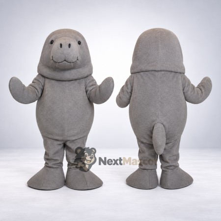 Seal Mascot Costume - Gray for Ocean Festivals