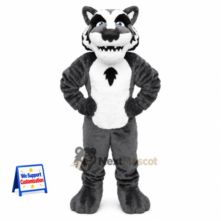 Raccoon Mascot Costume - Gray for Street Fairs Raccoon Mascot Costume - Gray for Street Fairs