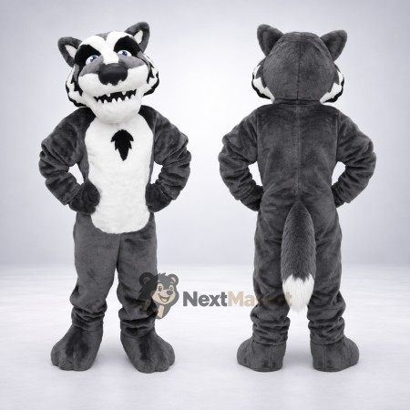 Raccoon Mascot Costume - Gray for Street Fairs Raccoon Mascot Costume - Gray for Street Fairs