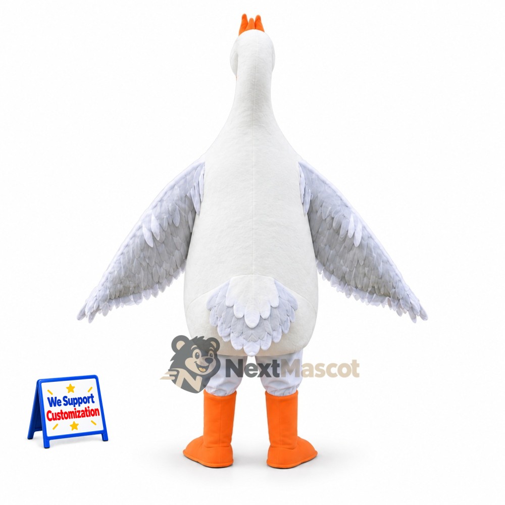 Goose Mascot Costume - White for School Spirit Goose Mascot Costume - White for School Spirit