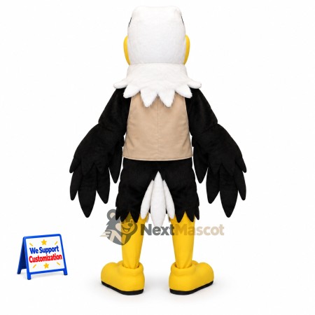 Bald Eagle Mascot Costume - Patterned Vest Bald Eagle Mascot Costume - Patterned Vest