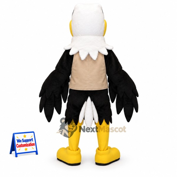 Bald Eagle Mascot Costume - Patterned Vest