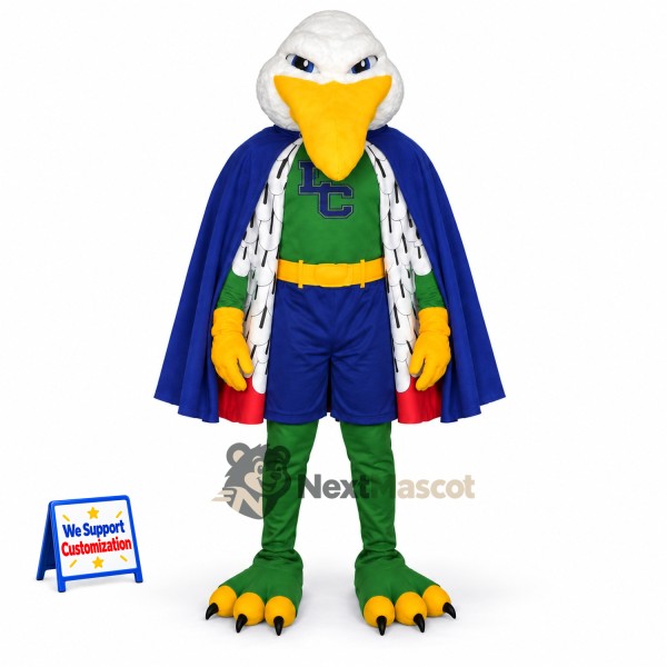 Eagle Mascot Costume - Superhero Style