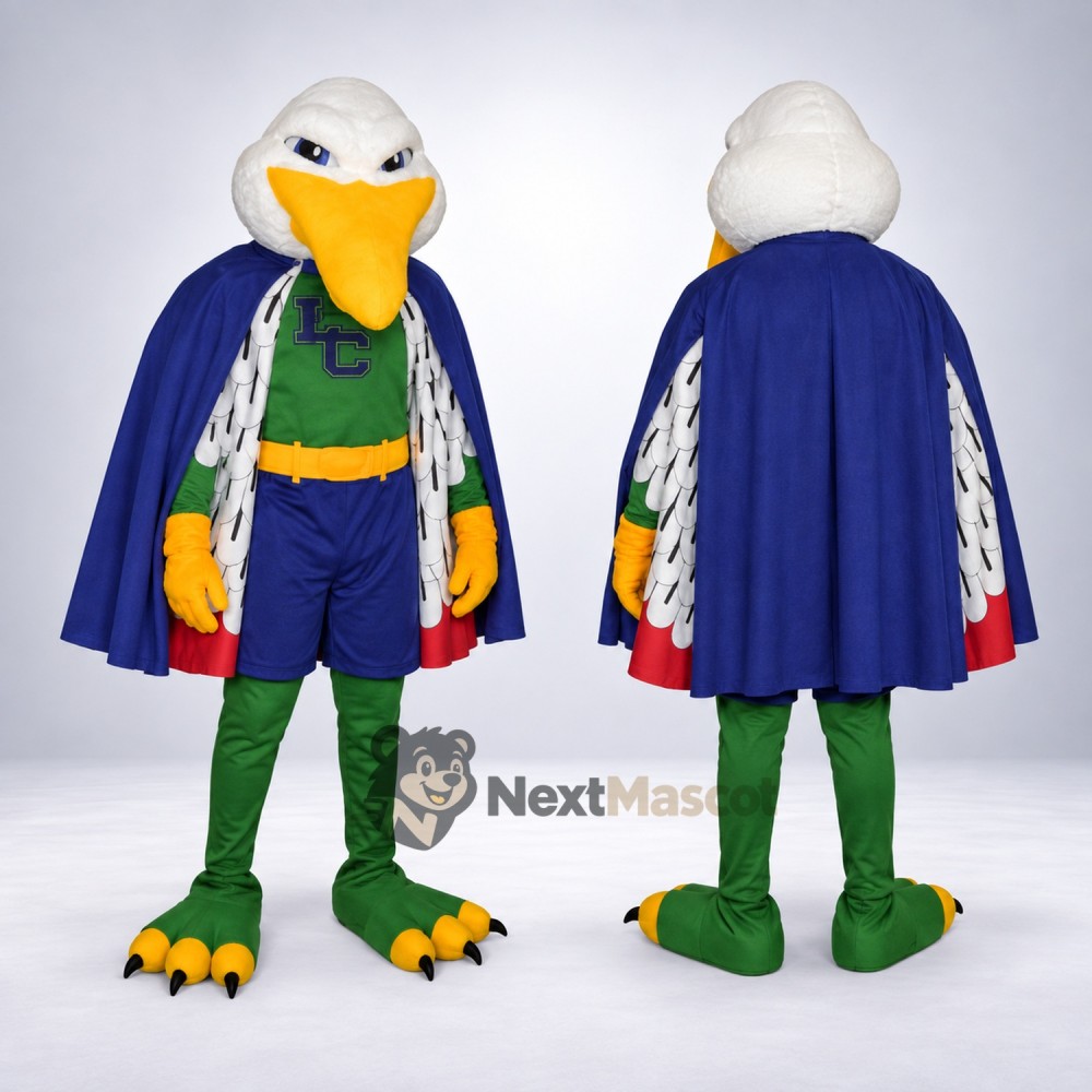Eagle Mascot Costume - Superhero Style Eagle Mascot Costume - Superhero Style