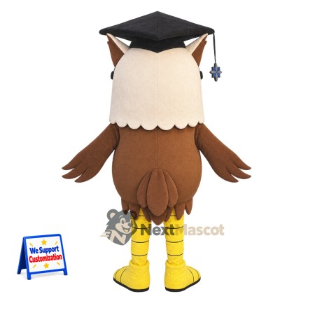 Owl Mascot Costume - Graduation Style for Festivals