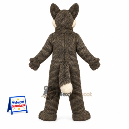 Wolf Mascot Costume - Brown for School Events Wolf Mascot Costume - Brown for School Events