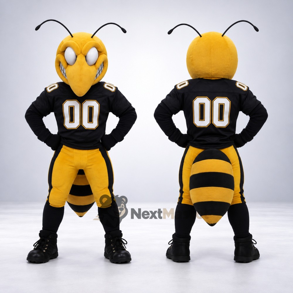 Wasp Mascot Costume - Black Uniform Wasp Mascot Costume - Black Uniform