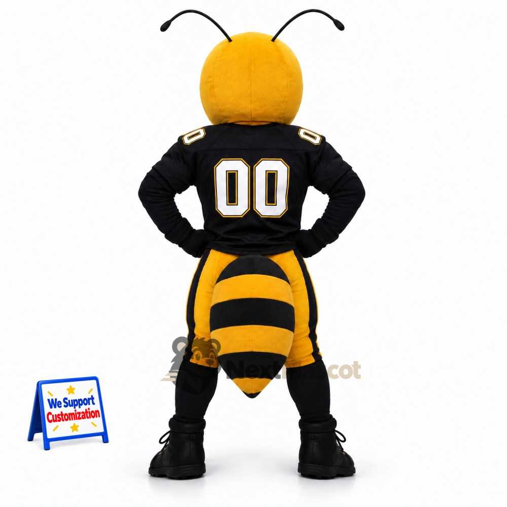 Wasp Mascot Costume - Black Uniform Wasp Mascot Costume - Black Uniform