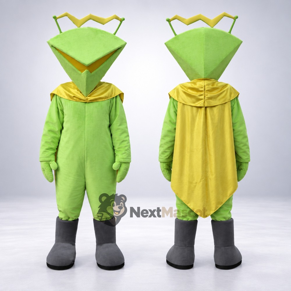 Praying Mantis Mascot Costume - Green for Parades