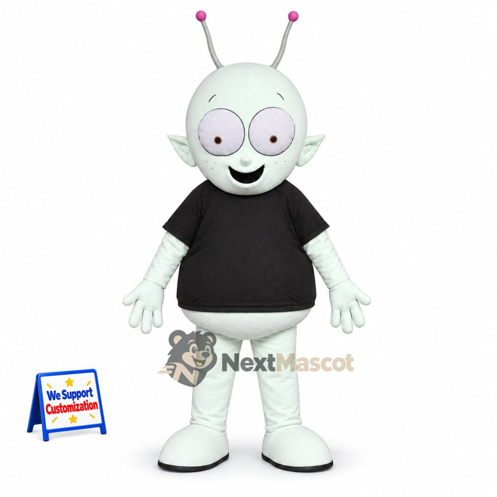 Ant Mascot Costume - Pale, Black Shirt Ant Mascot Costume - Pale, Black Shirt