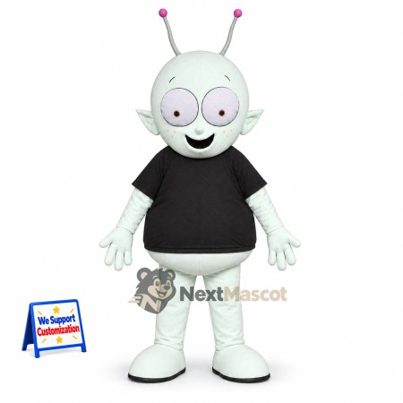 Ant Mascot Costume - Pale, Black Shirt Ant Mascot Costume - Pale, Black Shirt