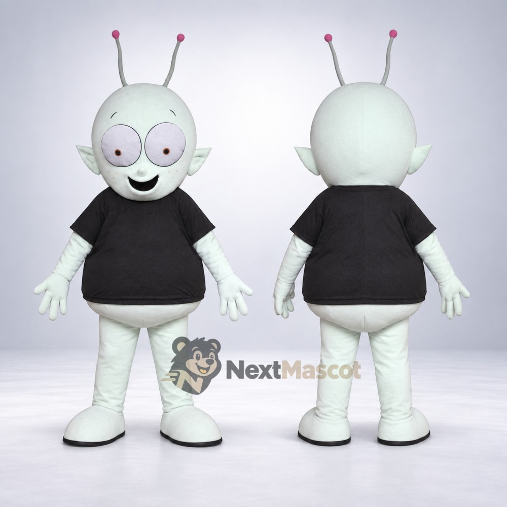 Ant Mascot Costume - Pale, Black Shirt Ant Mascot Costume - Pale, Black Shirt
