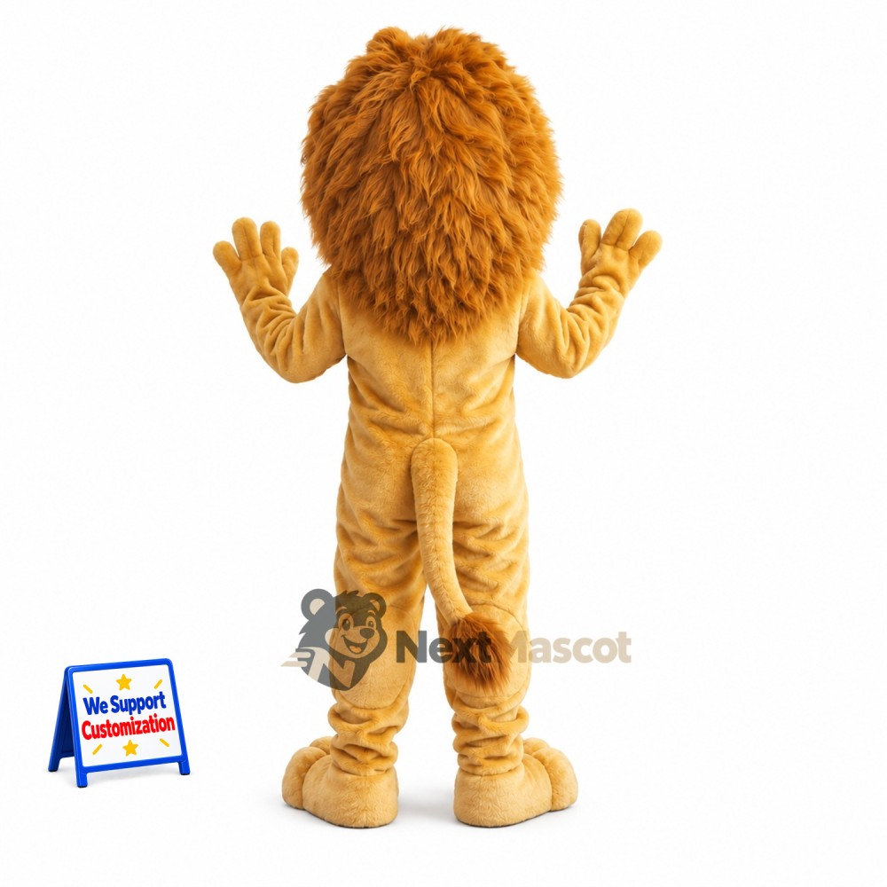Lion Mascot Costume - Tan for Pep Rallies Lion Mascot Costume - Tan for Pep Rallies