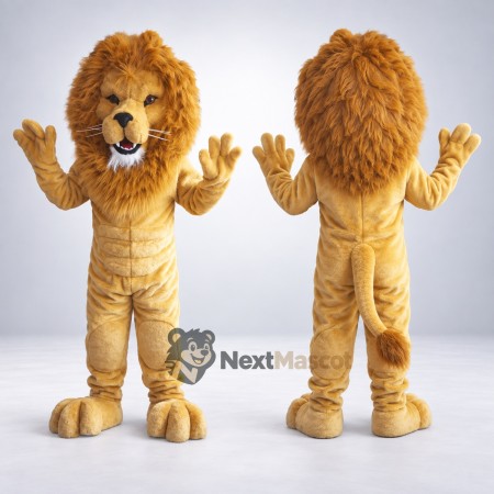 Lion Mascot Costume - Tan for Pep Rallies Lion Mascot Costume - Tan for Pep Rallies
