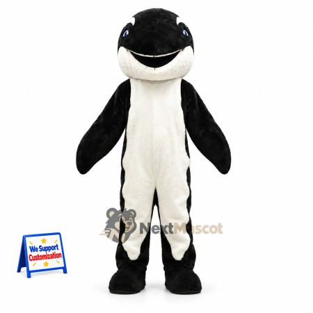 Orca Mascot Costume Orca Mascot Costume