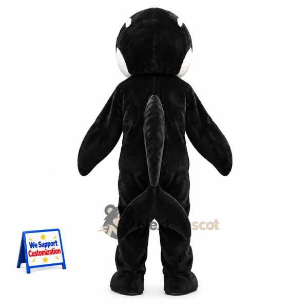 Orca Mascot Costume Orca Mascot Costume