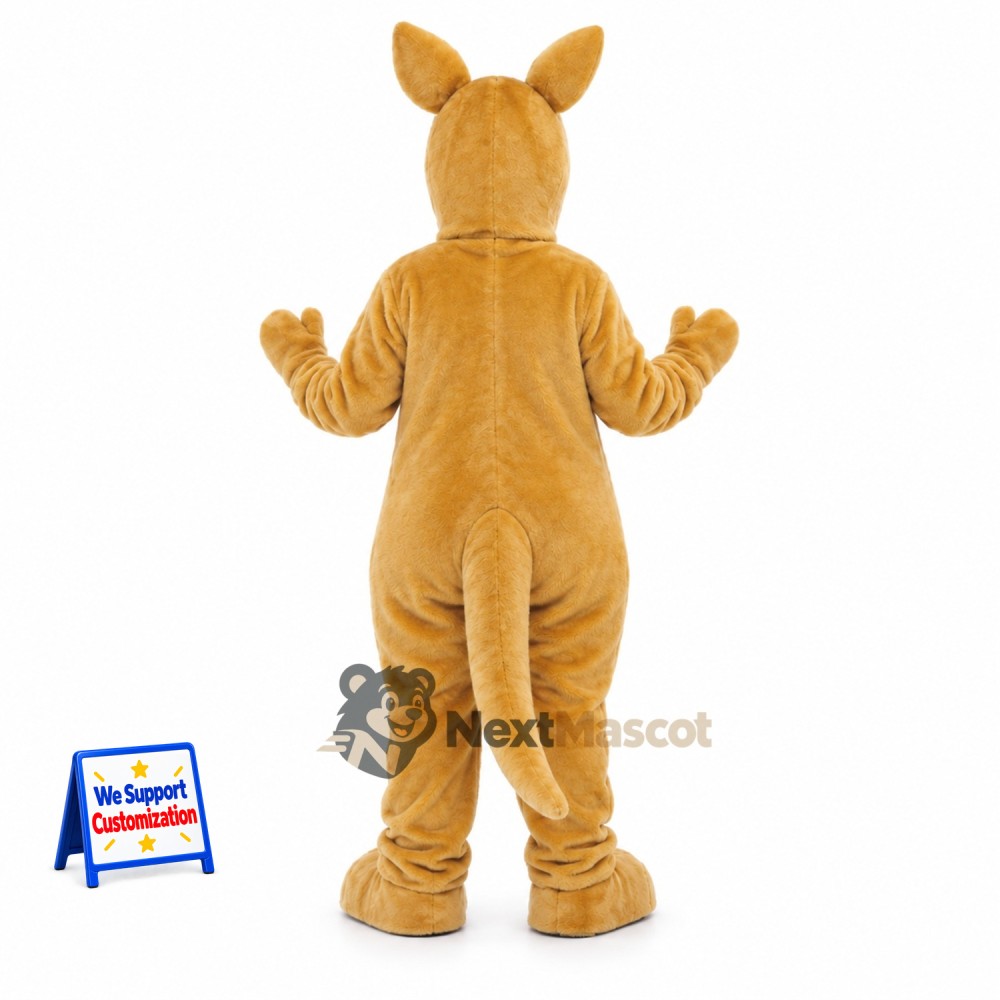 Kangaroo Mascot Costume - Brown for Promotions Kangaroo Mascot Costume - Brown for Promotions