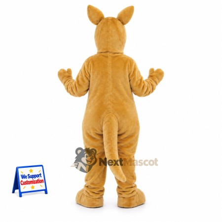 Kangaroo Mascot Costume - Brown for Promotions Kangaroo Mascot Costume - Brown for Promotions