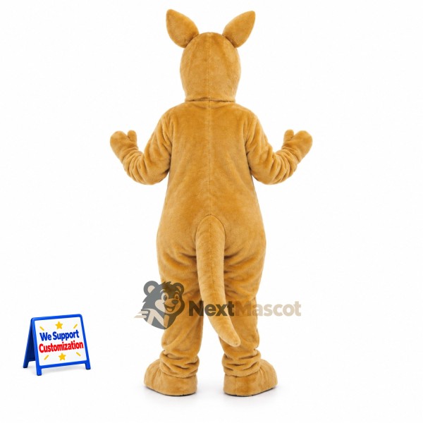 Kangaroo Mascot Costume - Brown for Promotions Kangaroo Mascot Costume - Brown for Promotions