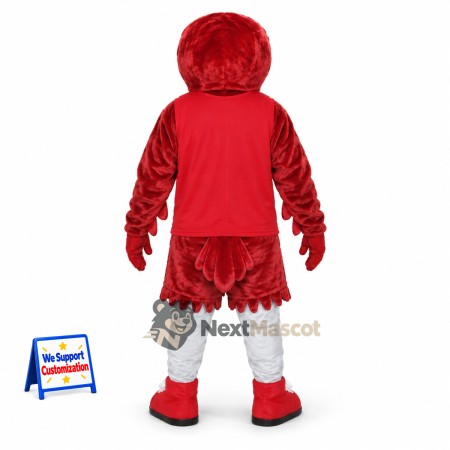Owl Mascot Costume - Red for Birthday Parties Owl Mascot Costume - Red for Birthday Parties