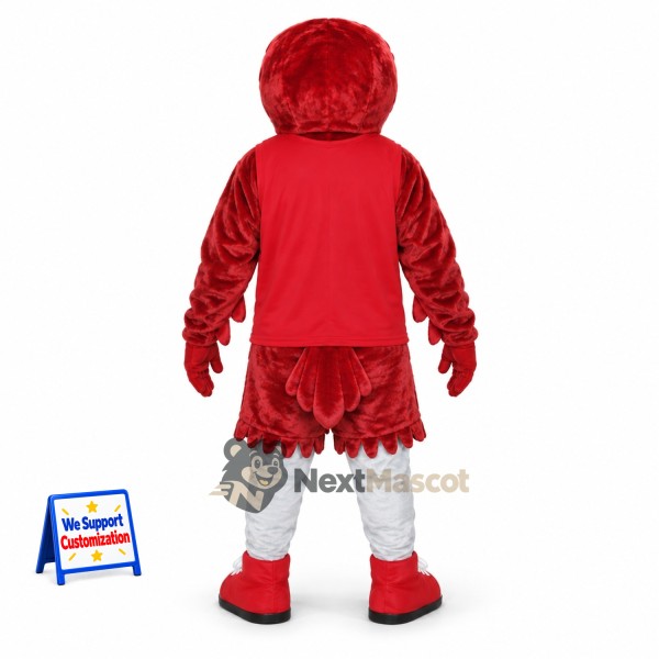Owl Mascot Costume - Red for Birthday Parties Owl Mascot Costume - Red for Birthday Parties