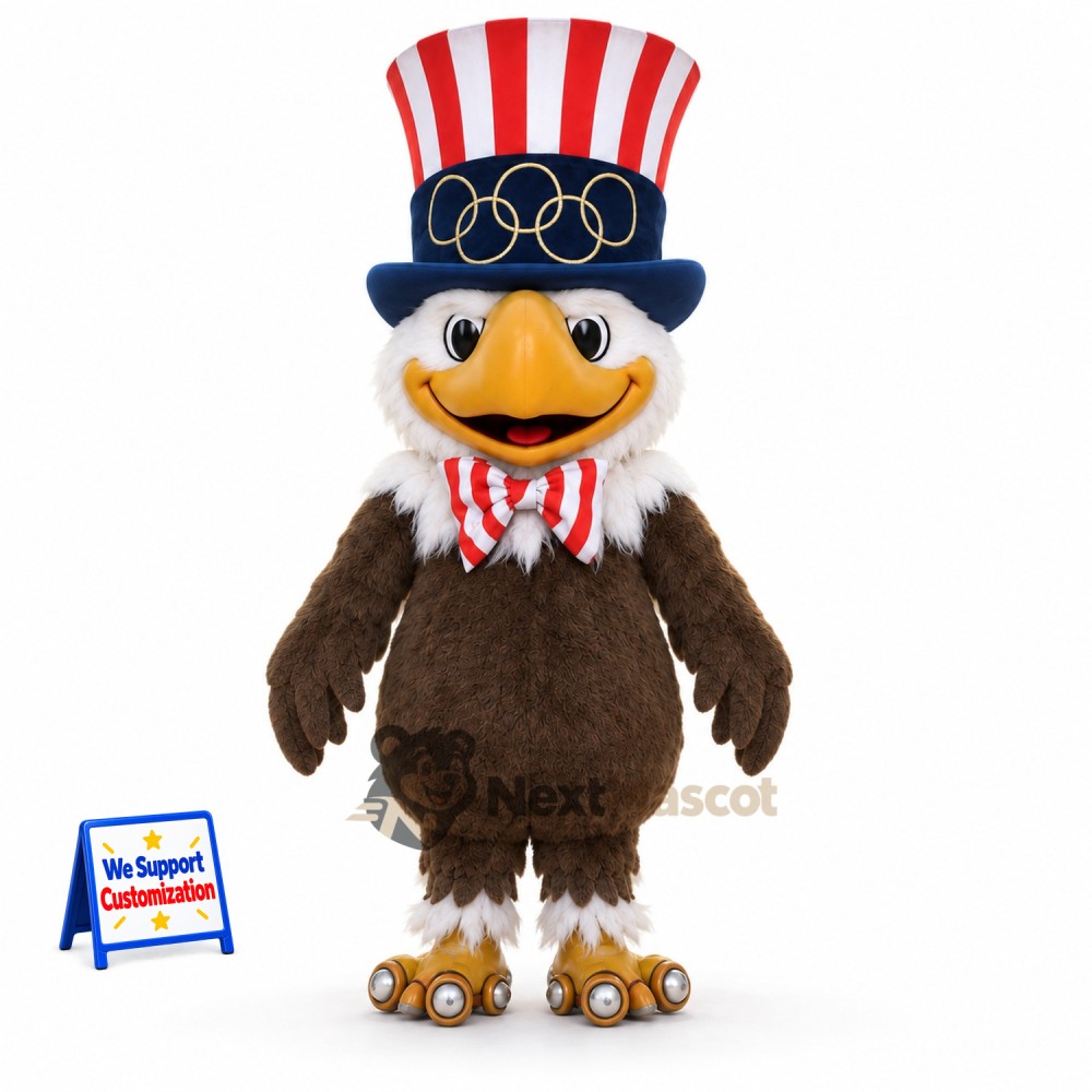 Eagle Mascot Costume - Patriotic for School Events Eagle Mascot Costume - Patriotic for School Events
