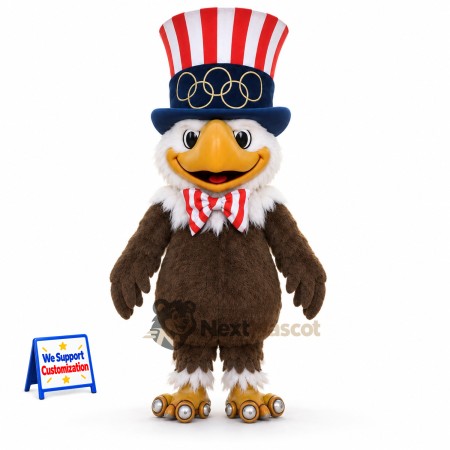 Eagle Mascot Costume - Patriotic for School Events Eagle Mascot Costume - Patriotic for School Events