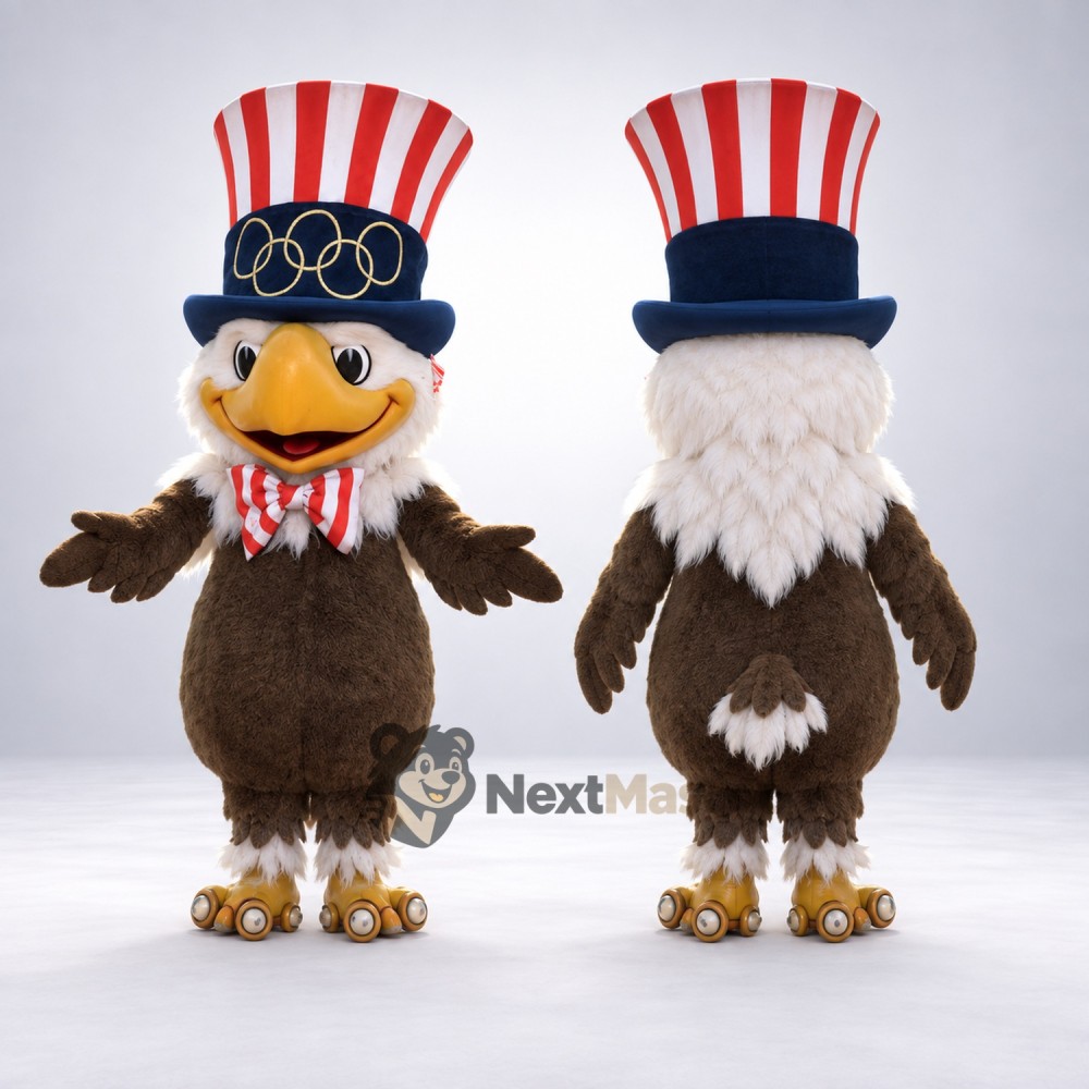 Eagle Mascot Costume - Patriotic for School Events Eagle Mascot Costume - Patriotic for School Events