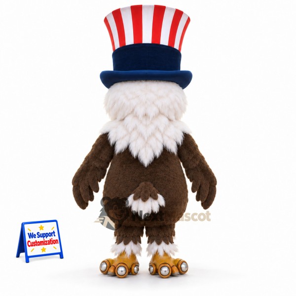 Eagle Mascot Costume - Patriotic for School Events Eagle Mascot Costume - Patriotic for School Events