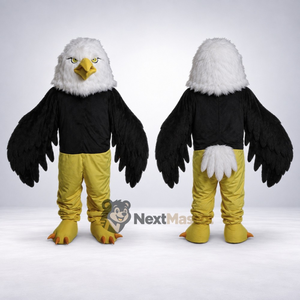Bald Eagle Mascot Costume - Yellow Pants Bald Eagle Mascot Costume - Yellow Pants