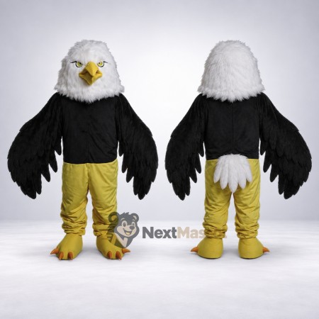 Bald Eagle Mascot Costume - Yellow Pants Bald Eagle Mascot Costume - Yellow Pants
