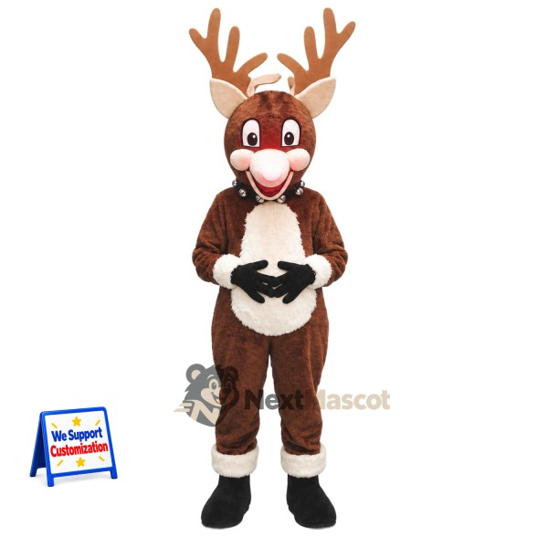 Deer Mascot Costume - Brown for Community Fairs